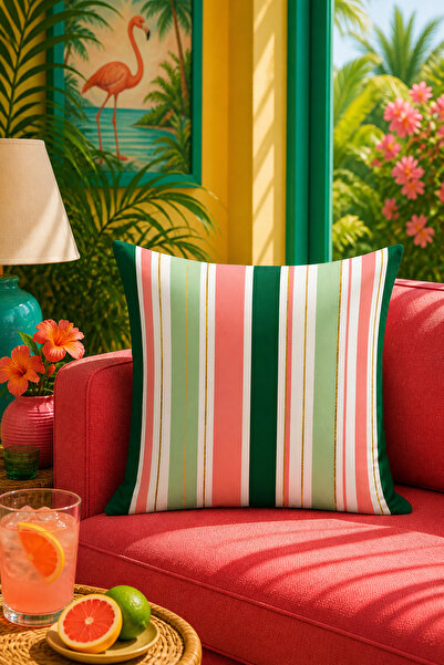 Bertille Home Pop Art Series Double-Sided Digital Printed Throw Pillow Cover
