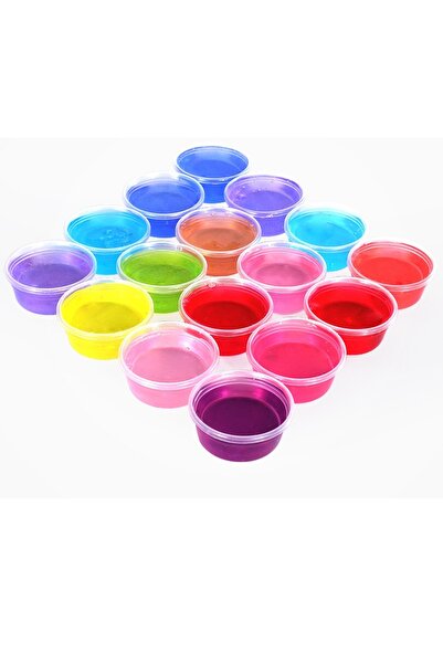 Toybox مجموعة من 24 قطعة من الصلصال الكريستالي الناعم مع أدوات التشكيل للأطفا...
