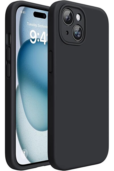 bestcase Simple TPU Mat Case For Apple iPhone 15, Black