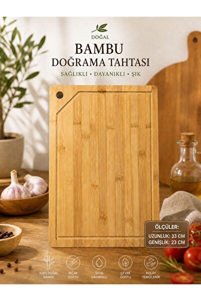 TUNAY Bambu Kesme Tahtası 33x23