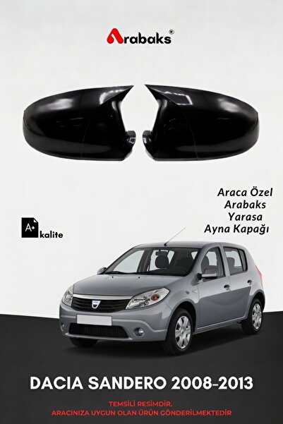 Arabaks DACIA sanderoo Yarasa Ayna Kapağı 2'li Takım (BATMAN TİP, DAYANIKLI M...