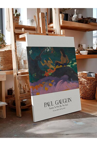 Postifull Paul Gauguin - Fatata Te Miti (by the Sea), Canvas Painting, Art Se...