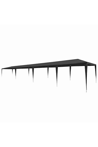 vidaxl Cort de petrecere, antracit, 3 x 12 m, PE