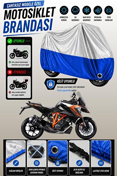 Cemku Twin غطاء محرك متوافق مع KTM 1290 Super Duke GT باللون الرمادي من الأعل...