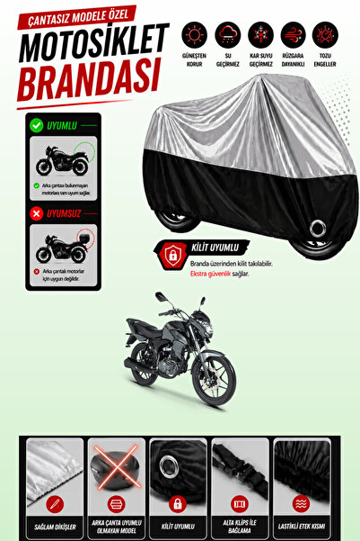 Cemku Twin غطاء محرك متوافق مع RKS 125R باللون الرمادي من الأعلى والأسود من ا...