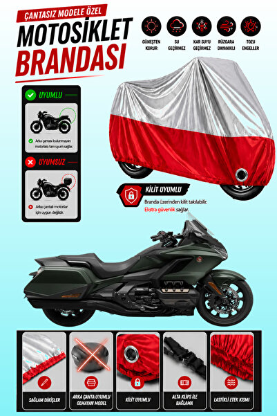 Cemku Twin Top Gray - Bottom Red Honda Goldwing Gl 1800 Dct Compatible Engine...
