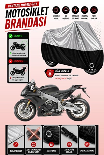 Cemku Twin غطاء محرك متوافق مع Aprilia RSV4 1100 باللون الرمادي من الأعلى وال...