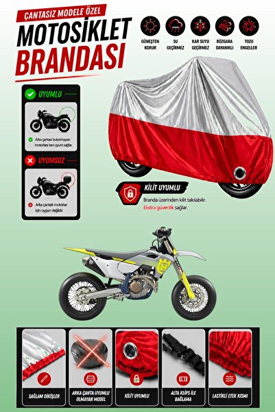 Cemku Twin غطاء محرك متوافق مع Husqvarna FS 450 باللون الرمادي من الأعلى والأ...