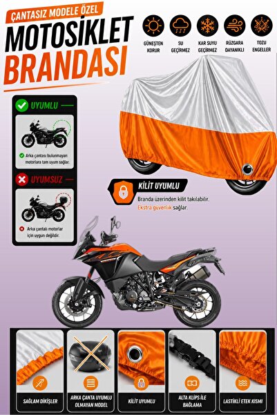 Cemku Twin غطاء محرك متوافق مع KTM 1090 Adventure باللون الرمادي من الأعلى وا...
