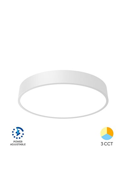 Braytron Plafonieră LED 36W 3 în 1 ALB BLADE RND