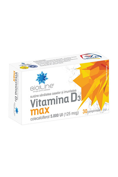 Helcor Vitamina D3 Max, 30 comprimate