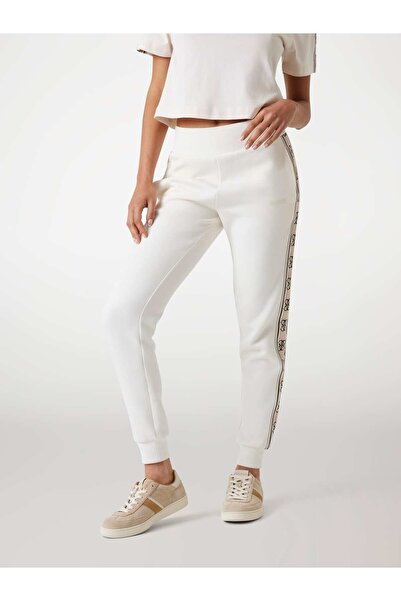 Guess بنطال رياضي مع تفاصيل شريط جانبي
