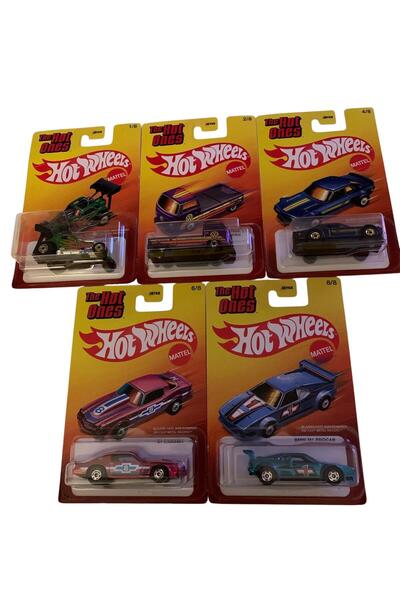 HOT WHEELS The Hot Ones 2025 Retro Series 5'li Set | Fiat Topolino VW T2 Toyo...