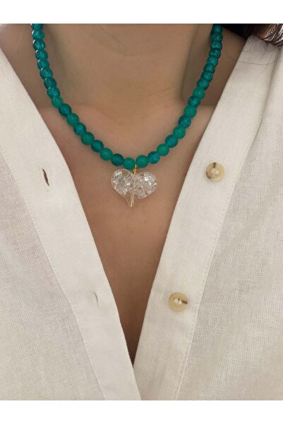 Venus Design Heart Bead Necklace