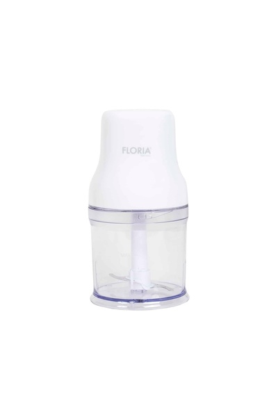 Floria 200W Fruit and Vegetable Chopper with 500ml Bowl and Stainless Steel B...