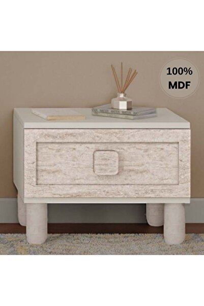 comiet Nilüfer Mdf Ayaklı Tasarım Komodin
