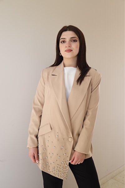 modahira Blazer Taş Detaylı Ceket