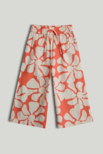 MOTHERCARE Coral Flower Wide Leg Trousers