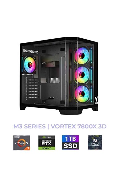 OEM MOD GAMING VORTEX AMD Ryzen 7 7800X3D RTX5060Ti 32GB RAM 1 TB SSD