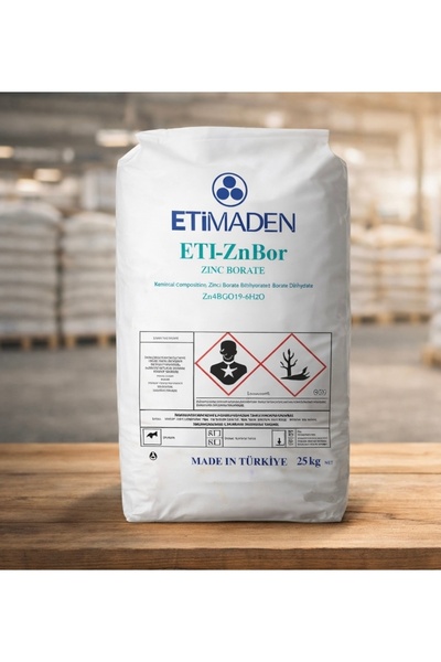 ETİ MADEN Çinko Borat ZnBor -5 micron Etimaden Çinko 1 Kg