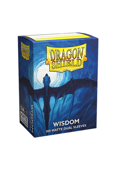 Other Sleeves: dragon shield - dual matte (x100) - wisdom (blue) | wisdom (blue)