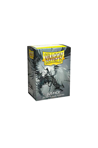 Other Sleeves: Dragon Shield - Dual Matte (x100) - عدالة (رمادي) | Justice (G...