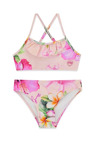 Guess Kız Çocuk Pembe Bikini