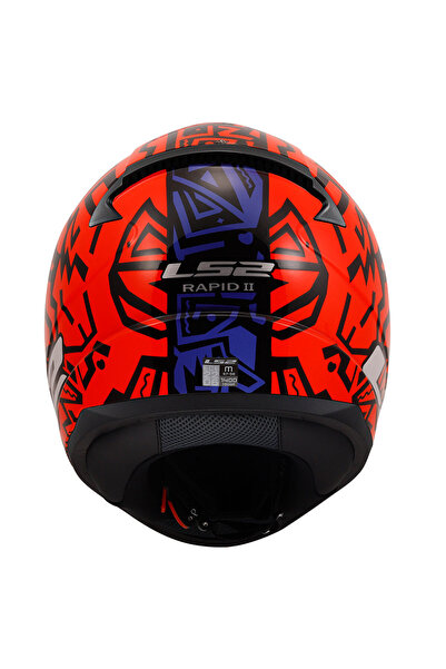 LS2 RAPID 2 MEMPHIS KIRMIZI-MAVİ KASK