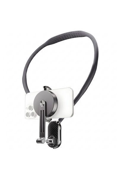 Coverzone MagSafe Cep Telefonu Boyun Askısı Self Çekim,Cilt Dostu Silikon,Titreşim Önleyici Askı,SCS-NH001