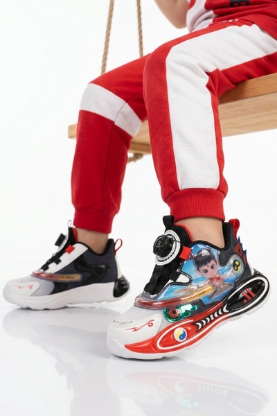 Minicankids Minican 400 P Siyah Erkek Çocuk Spor Ayakkabı