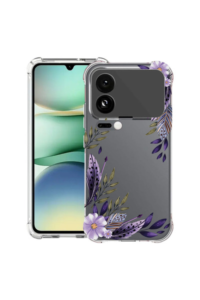 bestcase Husă Antișoc pentru Xiaomi 17 Pro, Floral - Levander, 2099997 AS 2053