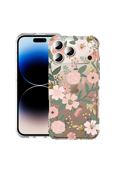 bestcase Αντικραδασμική Θήκη για Apple iPhone 17 Pro, Φλοράλ - Σχέδιο Λωτού, ...
