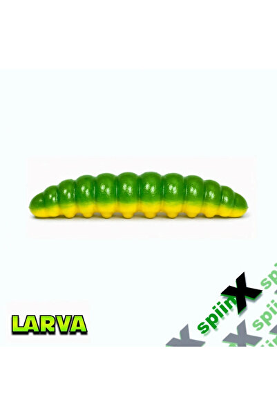 SpiinX LARVA SİLİKON YEM 35MM 14LÜ PEYNİR AROMALI RENK: JAMAICA 72