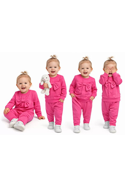 Mariposa Secret 6/24 Month Bowknot Combed Cotton Baby Set