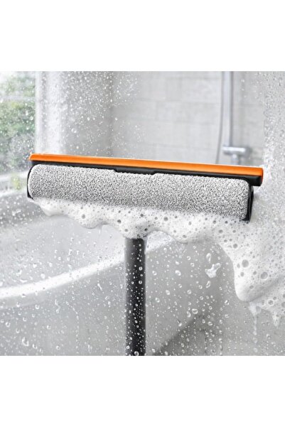 qosrix 360 Degree Rotating Double-Headed Squeegee Glass Cleaning Tool Double-...