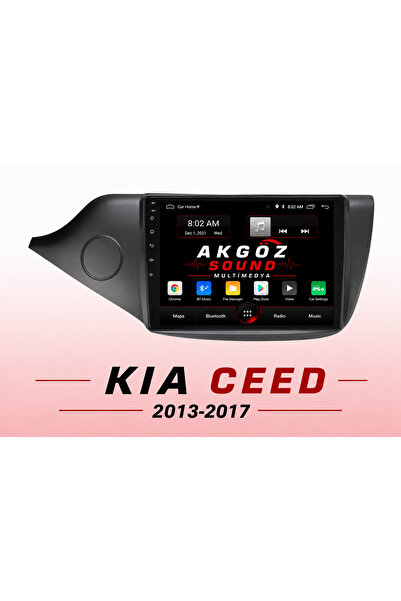 AKGÖZ SOUND إطار الوسائط المتعددة لسيارة كيا سييد 2013-2017 مع مقابس مقاس 9 بوصة