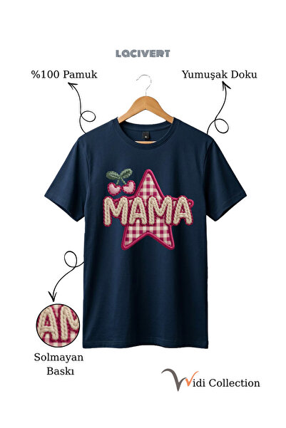 The Baski Μπλουζάκι Coquette Style Mama με στάμπα, 100% βαμβάκι, κανονική εφα...