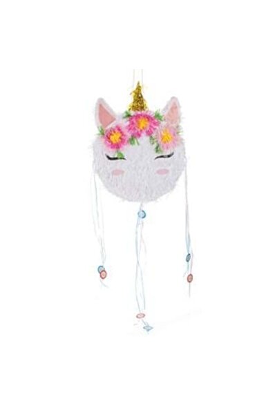 OEM Pinata de petrecere Cap de Unicorn 35.5 x 8.5 x 50 cm