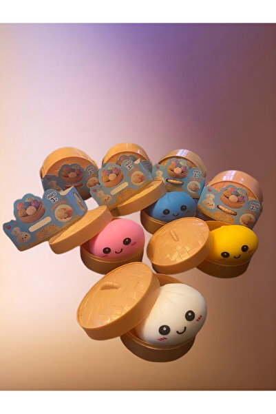 Online Dumpling Squishy Sürpriz Renkli Çin Mantısı Büyük Boy XL - Rainbow Mys...