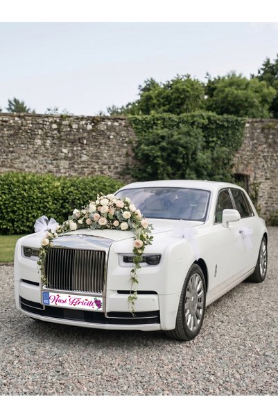 Bello Carino High quality decoration products Set 2 bucăți – Plăcuțe "Just Married" Nași fericiți, Mov, 52x12 cm