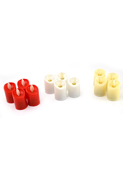 AFO Set 12 lumanari led culori mixte atingere reala