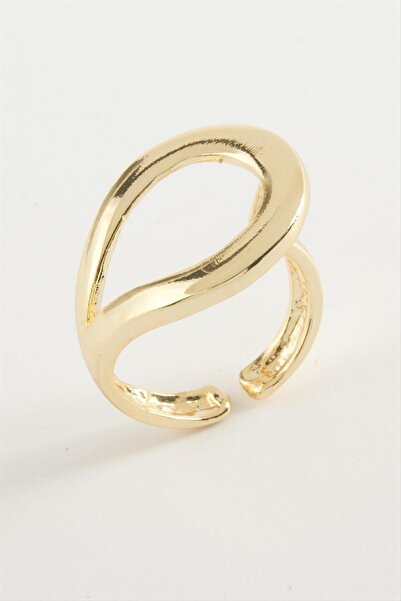 ZERO LAND Ilkeshop Oval Metal (224939) Ring-Silver Color