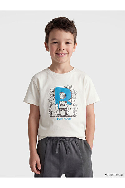 LC Waikiki Esvab • Modern & Distinctive Best Friends Printed Boys' Set