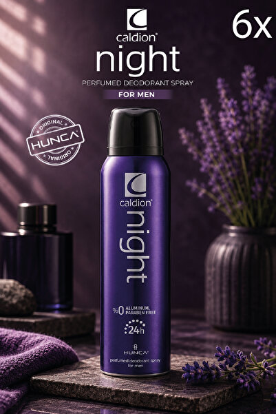 Caldion Night 150 Ml Erkek Deodorant 6 Adet