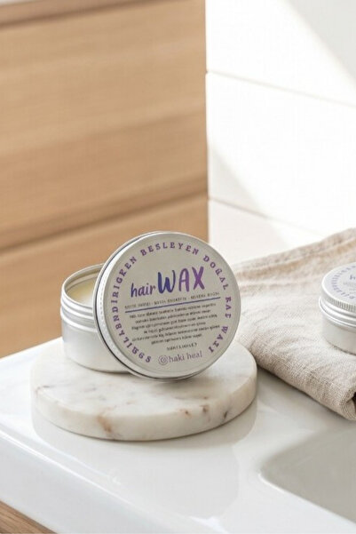 Haki Heal Doğal Saç Şekillendirici Wax – Besleyici Bitkisel Formül | 50 ml