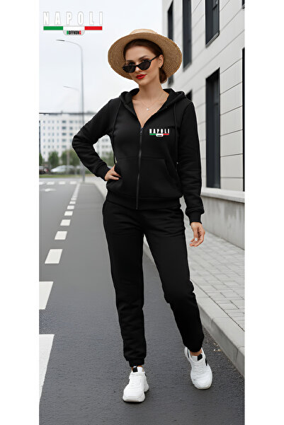 HOFFNUNG Unisex Casual Tracksuit Set Outdoor Full Zip