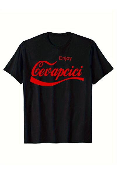 bolivia's Funny _Enjoy Cevapcici_ Re، نمط مريح، ملابس صيفية، تي شيرت برسومات،...