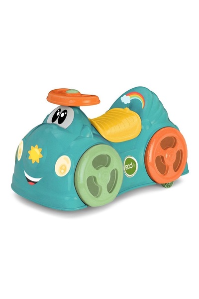 Chicco Jucarie masinuta ecologica, All Around, aqua green (verde), 1-3ani
