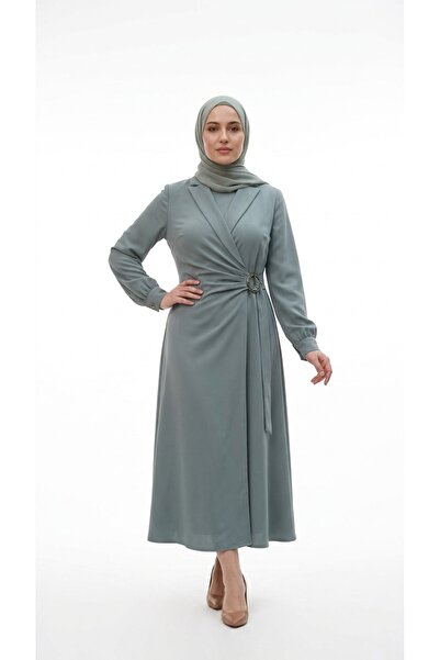 RABİA Tokalı Bel Detaylı modern kap