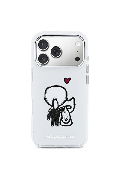Karl Lagerfeld Karl & Choupette MagSafe Case iPhone 17 Pro Max Clear